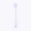 Axyaa Glass Dinnerware Spoon Set - Long Handle Kitchen Accessories