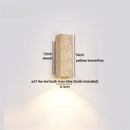 Axyaa Yellow Travertine LED Wall Lamp for Home Interior, 110v 220v Minimalist Living Room Stair Light
