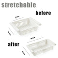 Axyaa Fridge Drawer Organizer for Food Fruit Egg Storage Shelf