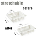 Axyaa Fridge Drawer Organizer for Food Fruit Egg Storage Shelf