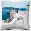 Axyaa Santorini Series Pattern Pillowcase Square Cushion Cover Home Sofa Decor