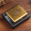 Axya Scorpion Copper Cigarette Case for 20 Cigarettes - Retro Box Holder