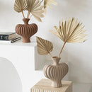 Axyaa Retro Ceramic Vase: Stylish Home Decor Sculpture for Flowers and Dried Arrangements