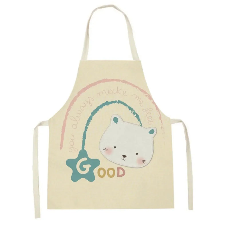 Axyaa Lion Truck Kitchen Apron with Cute Animal Design