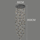 Axyaa Staircase Chandeliers: Modern LED Pendant Light Lamps for Living Room