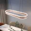 Axyaa Nordic Acrylic Dimmable LED Chandelier for Dining Room Kitchen Island