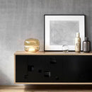 Axyaa Smoky Grey Amber Glass Table Lamp Luxury Designer Bedroom Marble Art Night Light