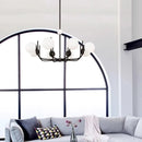 Axyaa Minimalist Molecular LED Pendant Light Circular Hanging Lamp