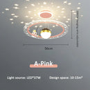 Axyaa Astronaut Starry Sky Pendant Lamp for Children's Room