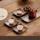 Axyaa Black Walnut Dried Fruit Tray Nuts Dessert Tea Set Storage Tray