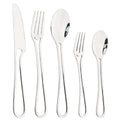 Gold Cutlery Set Stainless Steel Dinnerware Axyaa Tableware Party Kitchen Flatware