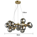 Axyaa LED Pendant Light Chandeliers for Modern Living and Dining Room Lighting