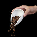 Axyaa Ceramic Coffee Weighing Tray: Tea Dispenser & Bean Display Tray for Coffee Accessories