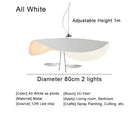 Axyaa Lotus Leaf Art LED Pendant Chandelier for Living Room and Bedroom