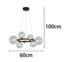 Axyaa LED Chandeliers for Modern Living Room Indoor Lighting