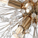 Axyaa Spark Ball Crystal LED Chandelier - Spherical Firework Pendant Light
