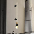 Axyaa Long Rod Marble Wall Lamp for Postmodern Indoor Lighting