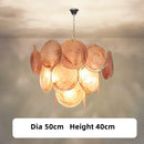 Axyaa Colorful Glass Chandelier for Home and Hotel Lighting.