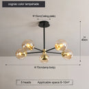 Axyaa Modern minimalist Nordic chandelier for living room, restaurant, and bedroom lighting
