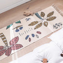 Axyaa Bohemian Retro Tassel Cotton Linen Rug 60x180 for Home Décor