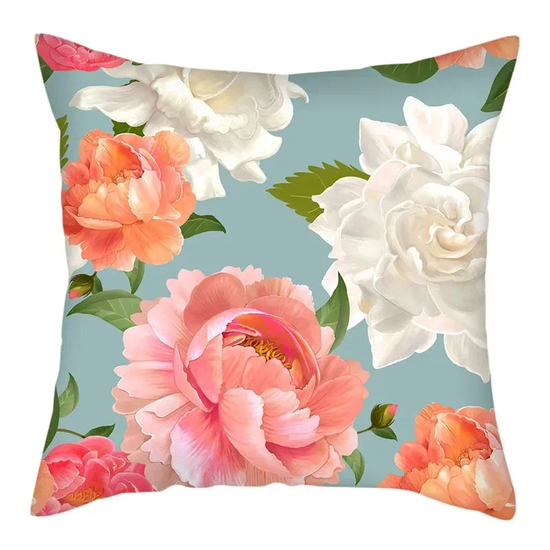Spring Flower Cushion Cover by Axyaa - 45x45cm