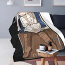 Axyaa Frieren Plush Blanket 150*125cm - Custom Throw Blanket for Sofa Bed, Lounge