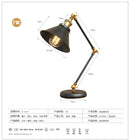 Axyaa Retro Desk Lamp: Nordic Postmodern Style for Bedroom and Living Room