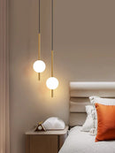 Axyaa Nordic Pendant Light for Kitchen Island - Vertical Suspension Hanging Lamp
