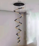 Axyaa Modern LED Pendant Chandelier Lighting for Living and Dining Room