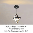 Axyaa LED Modern Ceiling Chandelier for Home Lighting, 110-220V