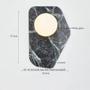 Axyaa Circular Ceramic LED Wall Lights - Nordic Modern Indoor Lighting