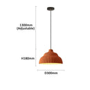 Axyaa Cement Cake Style LED Chandelier, Modern Wabi Sabi Design for Living Room & Restaurant