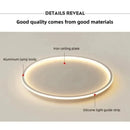 Axyaa Ultra-thin LED Ceiling Light: Remote Control Dimmable Circular Lamp for Living Room, Bedroom