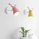 Axya LED Antlers Wall Lamp Colorful Wooden Nordic Vintage Loft Modern Lights