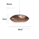 Axyaa Japanese Lantern Pendant Light: Traditional Fabric Hang Lamp for Bedroom, Living Room, Restaurant