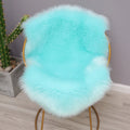 Axyaa Faux Sheepskin Soft Area Rug | Fluffy Wool Chair Sofa Cushion