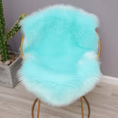 Axyaa Faux Sheepskin Soft Area Rug | Fluffy Wool Chair Sofa Cushion