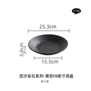 Axyaa Black & White Ceramic Tableware Set - Plates, Bowls, Japanese Luxury Dining Collection