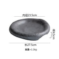 Axyaa Ceramic Steak Plate | Stylish Dessert Sushi Pasta Serving Plate for Restaurant