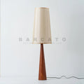 Axyaa Wabi-sabi Solid Wood LED Floor Lamp for Living Room, Study, Bedroom