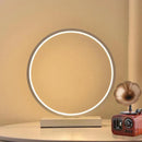 Axyaa Dimmable LED Ring Table Lamp for Home Décor & Bedroom Lighting