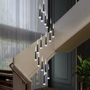 Axya Modern LED Stair Chandelier for Home Decor and Interior Lighting