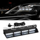 Axyaa 16 LED Car Strobe Emergency Light Bar in Red Blue Amber White
