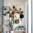 Axyaa Macrame Hat Hangers Boho Wall Decor Shelves for Bedroom, Living Room, Nursery