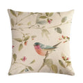 Axyaa Spring Paris Bird Flower Pillowcase Set for 45x45 Cm Pillows