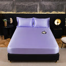 Axyaa Waterproof Mattress Cover, Machine Washable Solid Color Mattress Protector