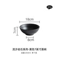 Axyaa Black & White Ceramic Tableware Set - Plates, Bowls, Japanese Luxury Dining Collection