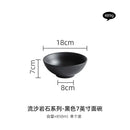 Axyaa Black & White Ceramic Tableware Set - Plates, Bowls, Japanese Luxury Dining Collection