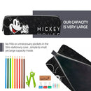 Axyaa Mickey Mouse Minnie Pencil Case: Big Capacity Stationery Bag Office Gifts