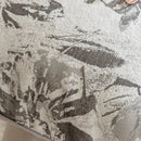 Axyaa Grey Floral Jacquard Chenille Pillow Cover - 45x45cm